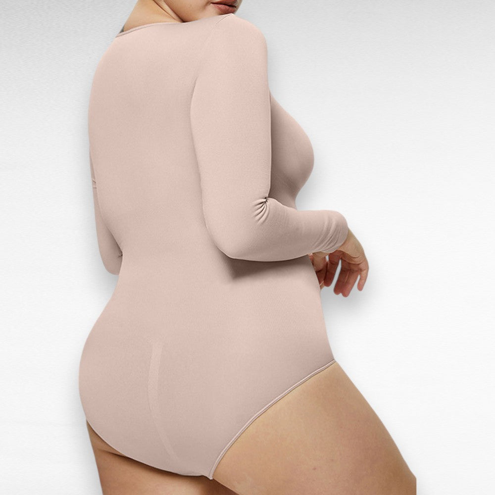 Sculpting Shapewear Long Sleeve Bodysuit