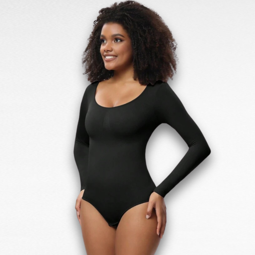 Sculpting Shapewear Long Sleeve Bodysuit