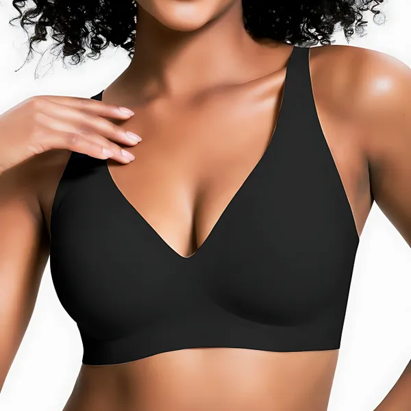 VRCÔMFY LiftEase™ V-Neck Wireless Bra - Comfort & Lift for Women