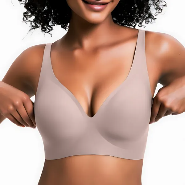 VRCÔMFY LiftEase™ V-Neck Wireless Bra - Comfort & Lift for Women