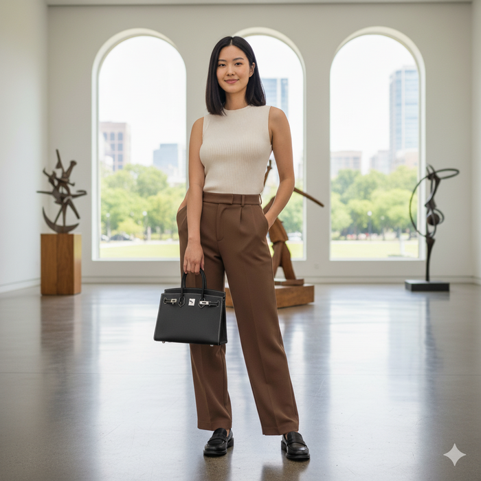 Outfit styled with GIRLYWEAR handbag